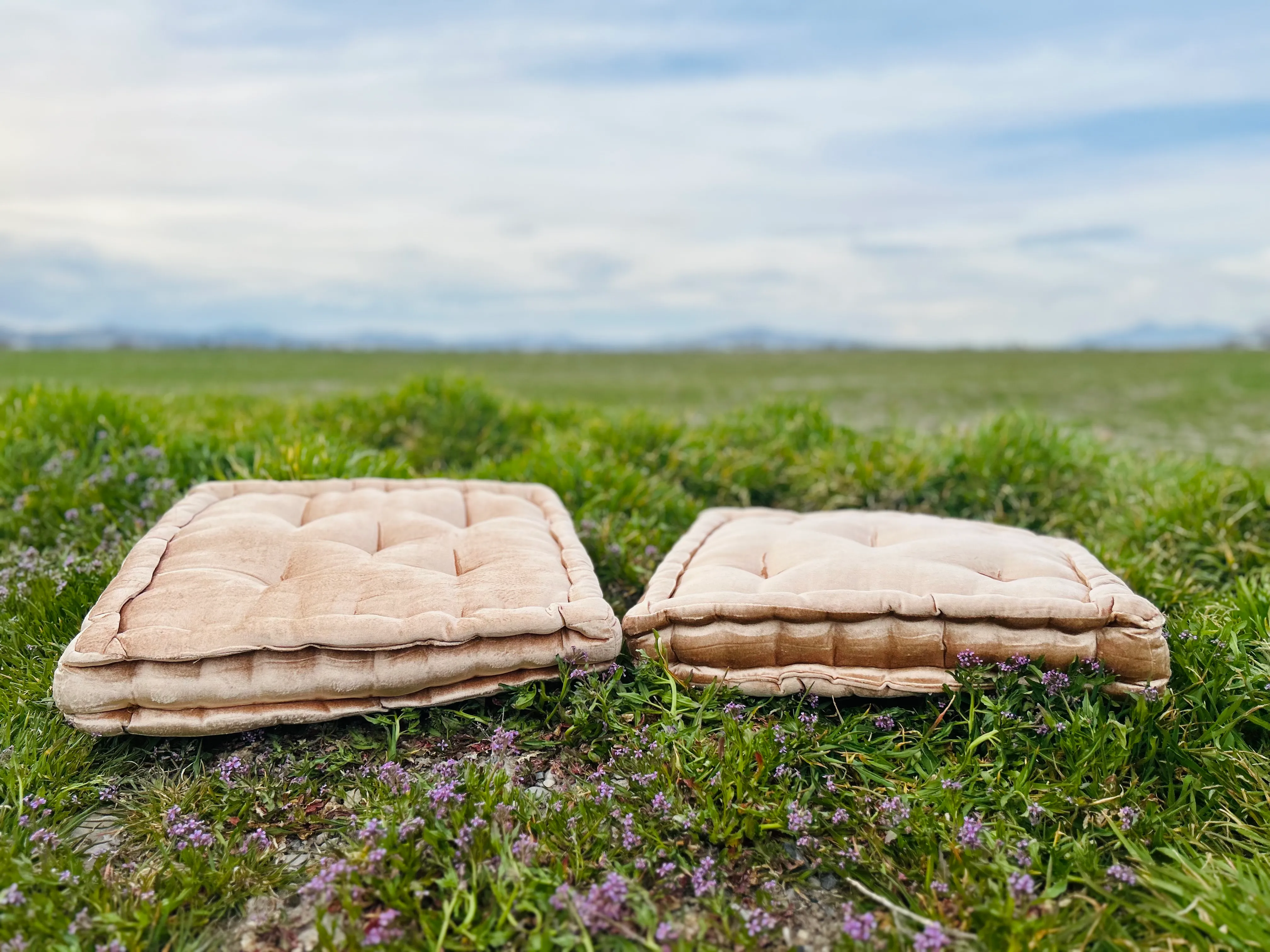 Rose Gold Sitting Pillows