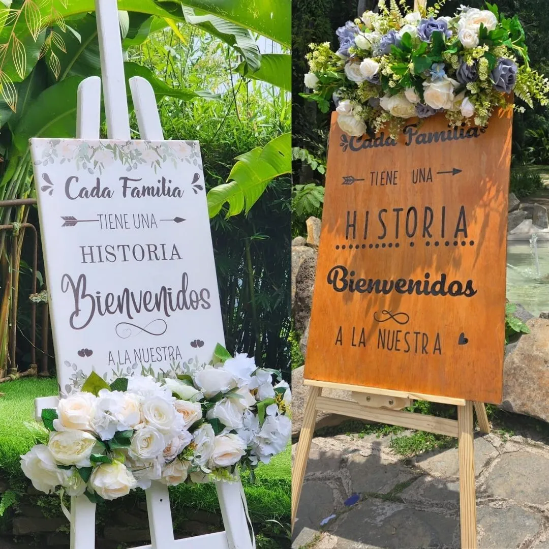 Gazebo Floral Para Rótulos o Seating Chart