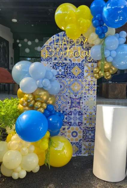 Mampara  decorada Talavera 