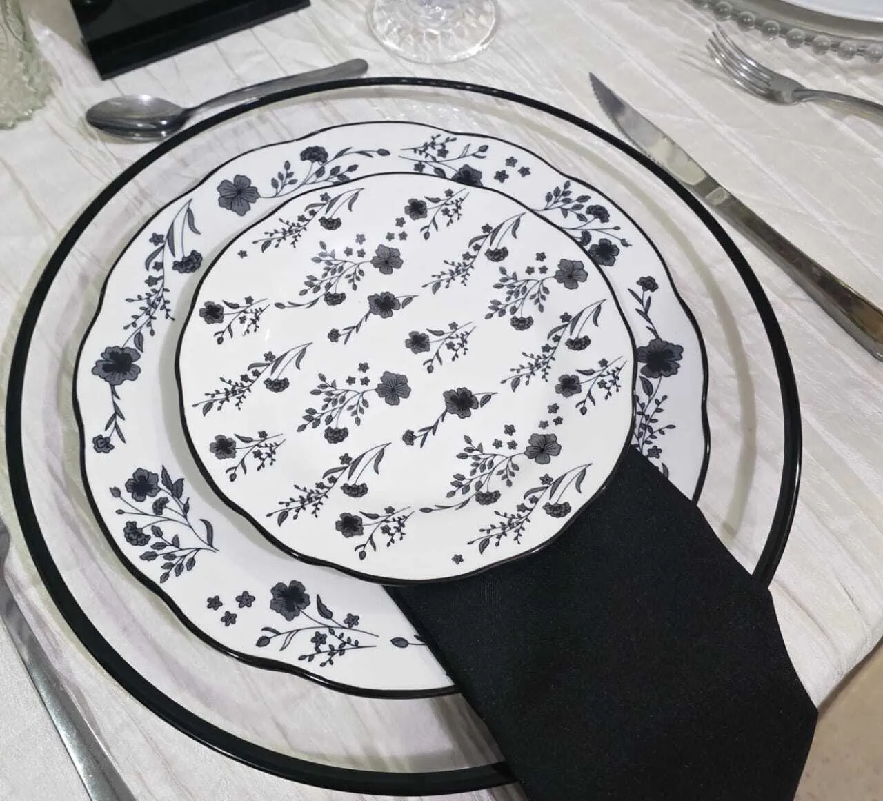 Paila para postres Flora Black