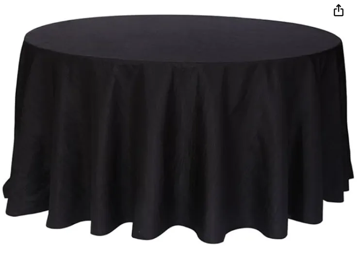 Bajo Mantel Corrugado Negro 