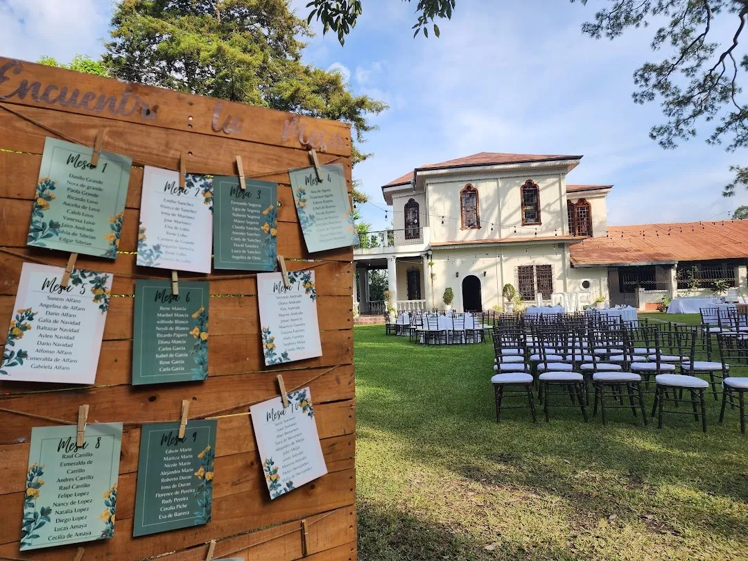 Estructuras para Seting Chart (Acomodación de invitados)