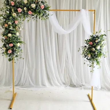 Marco de Metálico Dorado  2 x 2 metros 