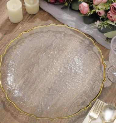 Plato Base Cristal Charlotte