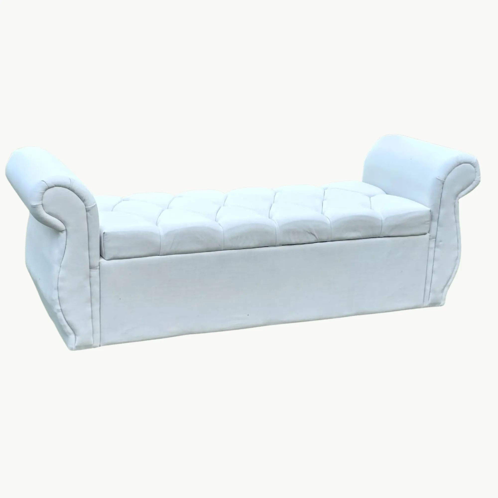 Banca Tela Ivory con brazos