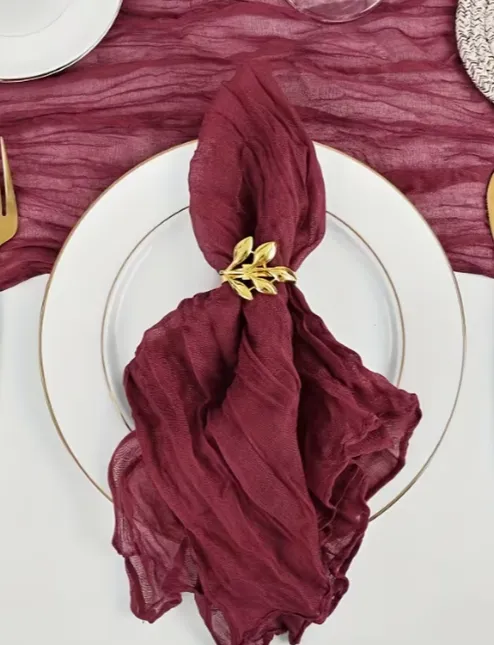 Servilleta Rojo Carmesí Boho