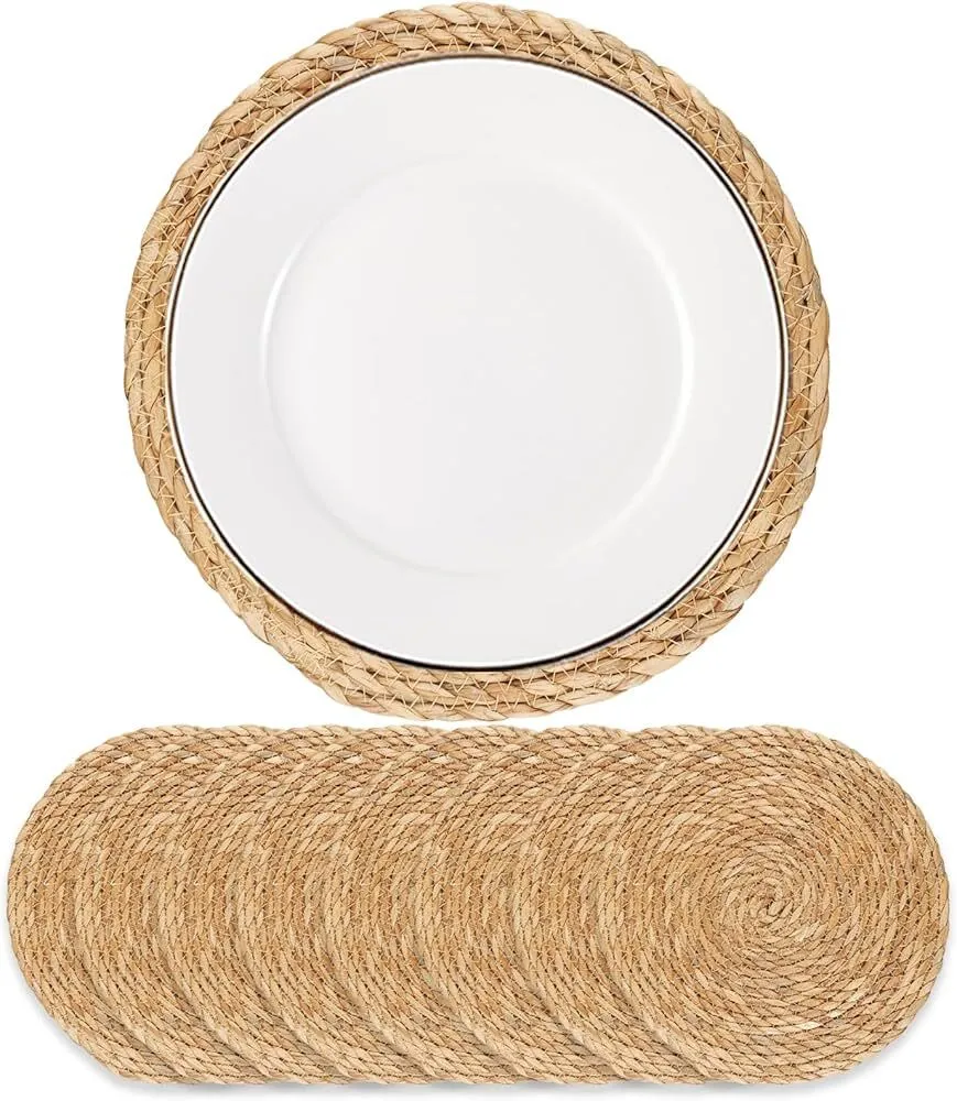 Plato Base Ratán mediano 