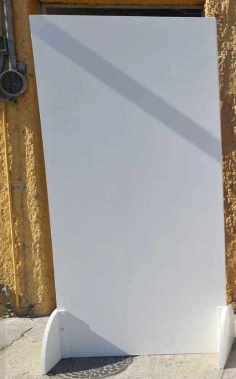 Mampara rectangular Blanca