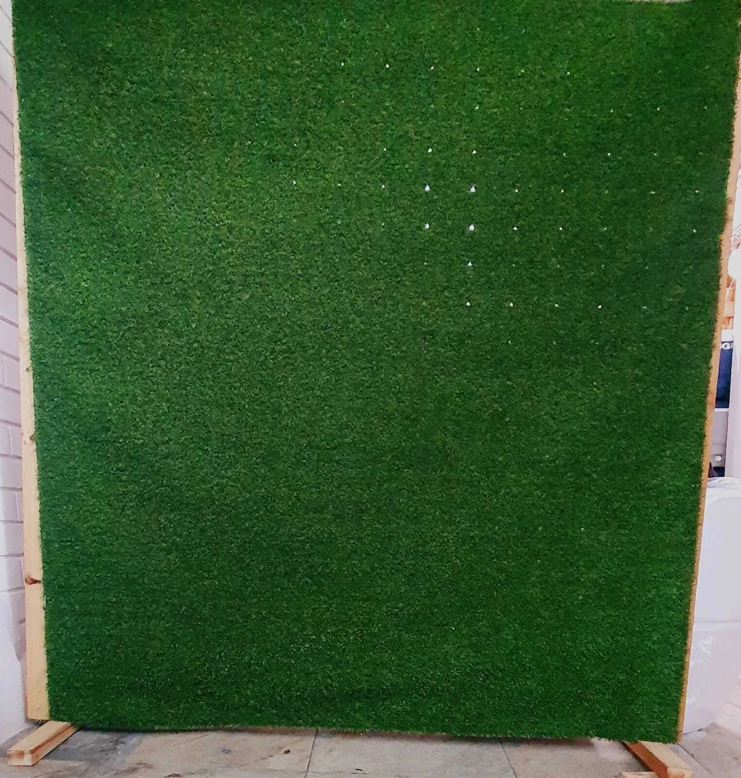 Pared Verde Grama Artificial de 2x2mts.