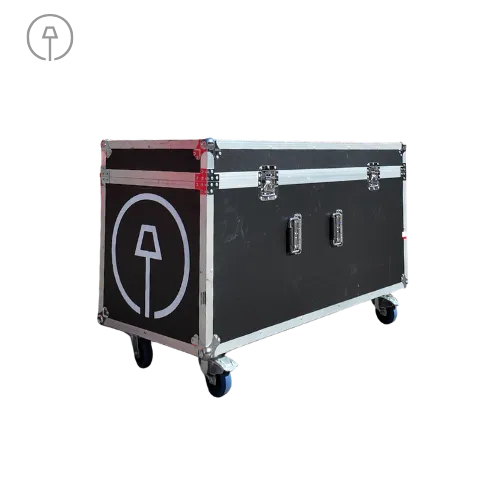 Flightcase met wielen (leeg) 