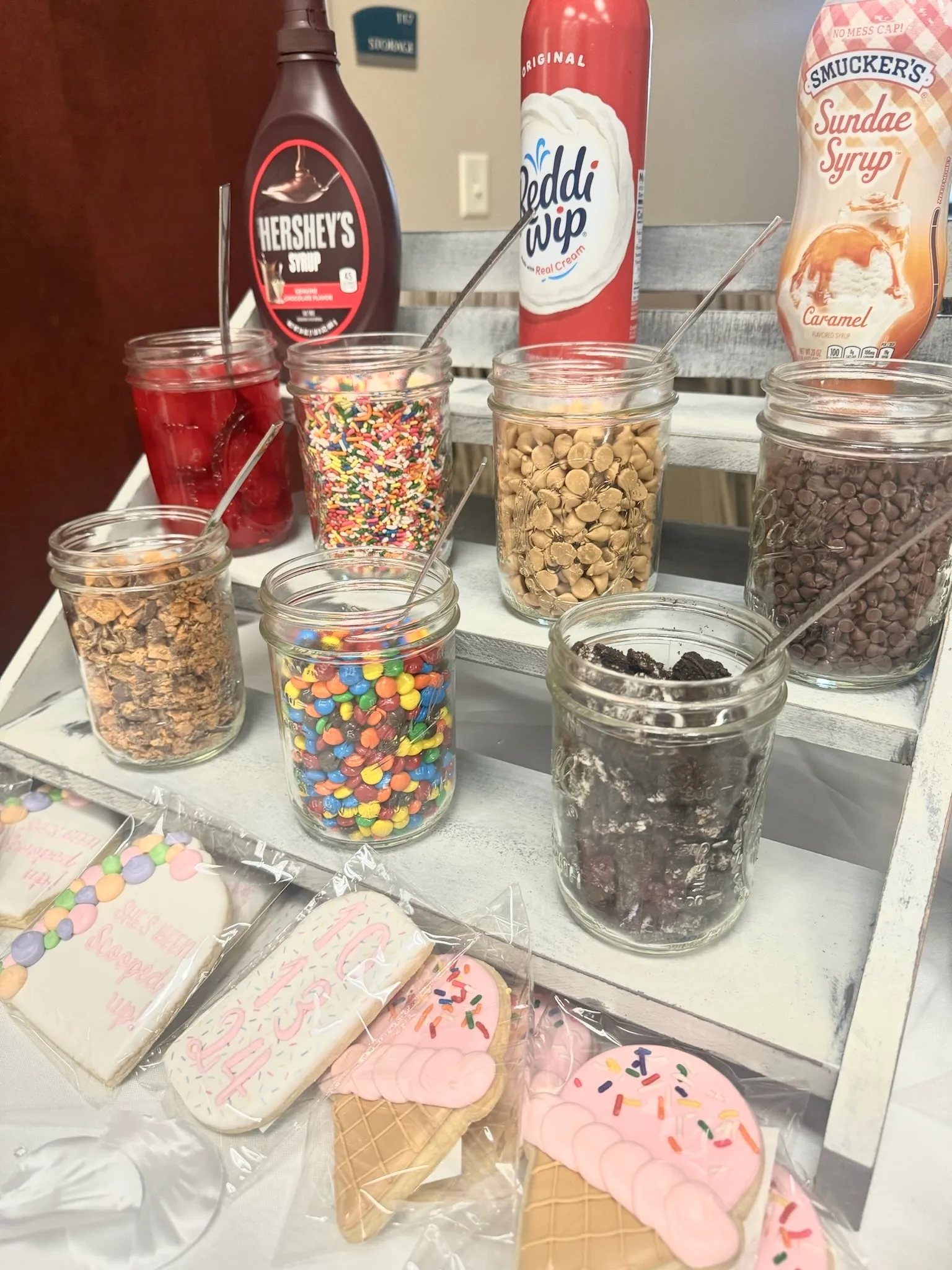 Three-Tiered Wooden Display