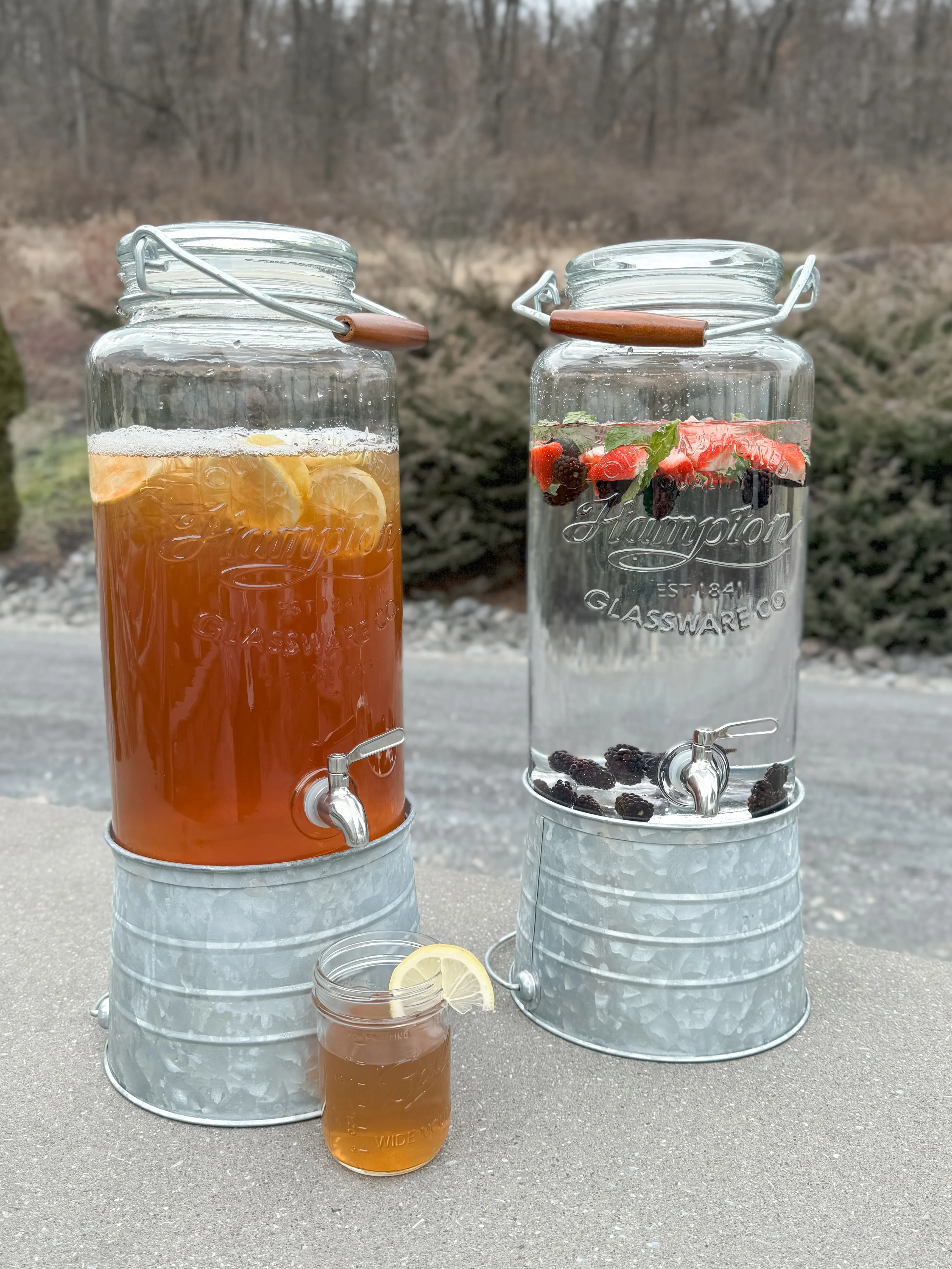 Rustic Drink Dispensers