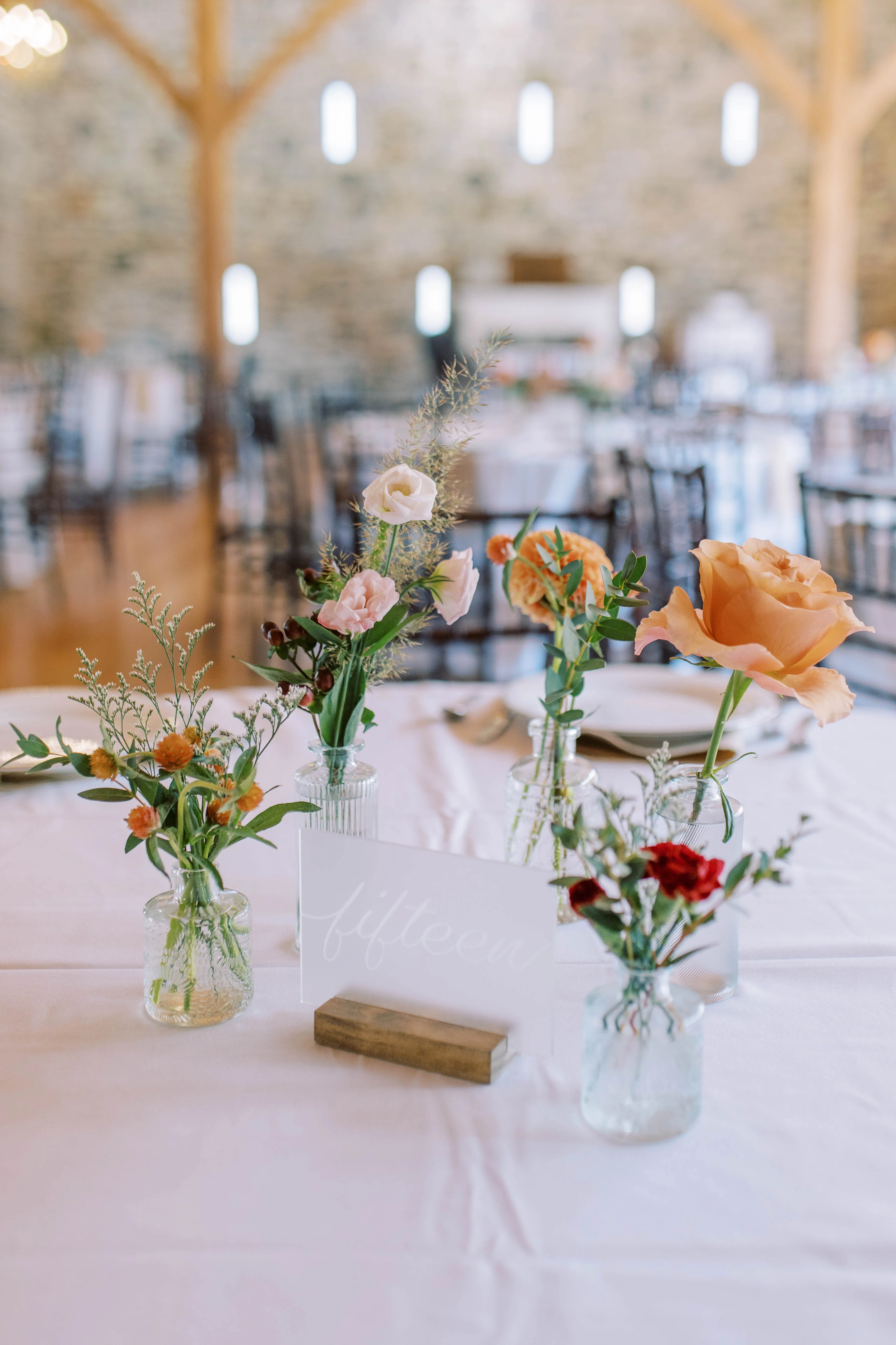 Wood Base Table Numbers