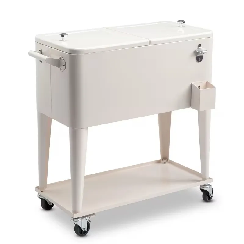 Ivory Cooler on Wheels