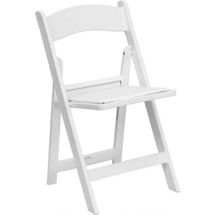 Adult White Resin Chairs 