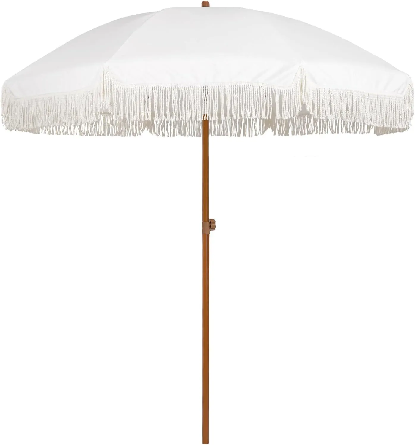 Ivory Fringe Umbrella
