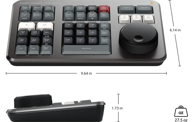 BlackMagicDesign DaVinci Resolve Speed Editor