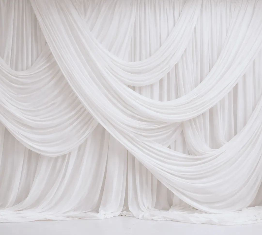 Rideau en chiffon — Ecru