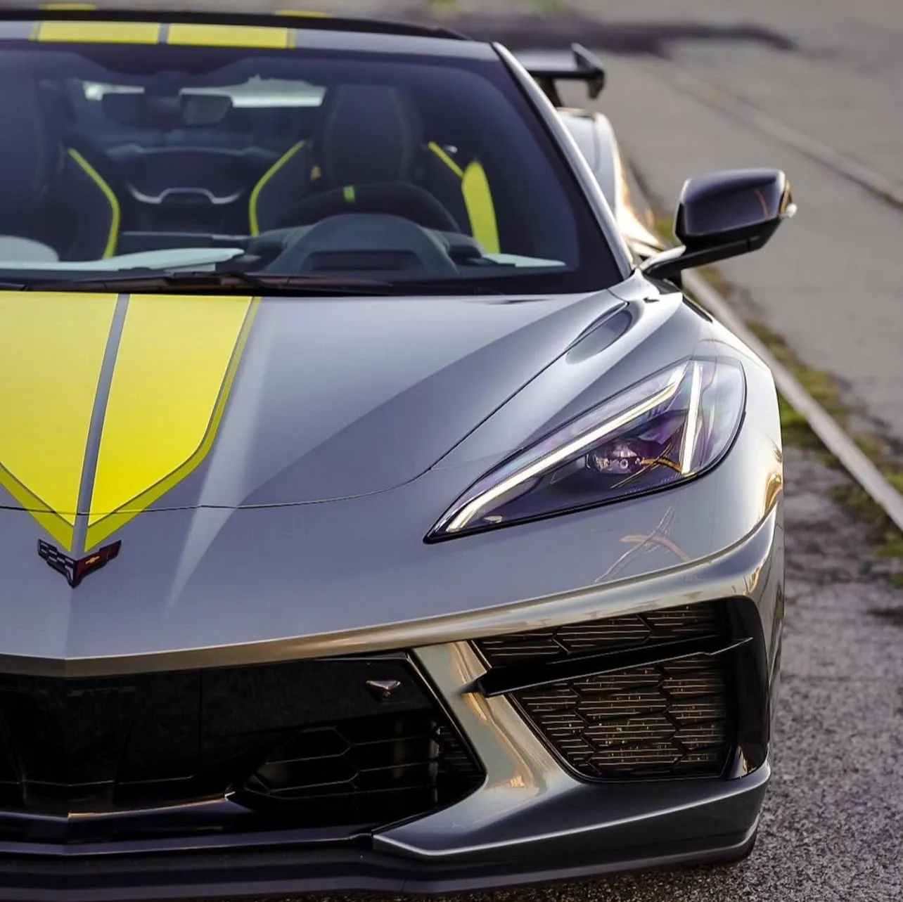 Corvette C8R - Silver