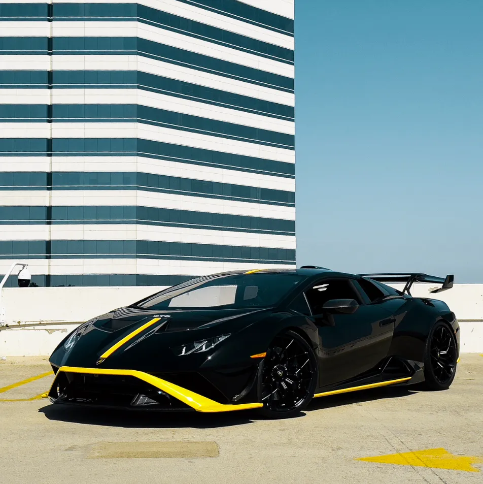 2023 Lamborghini Huracán STO Supercharged - Black & Yellow