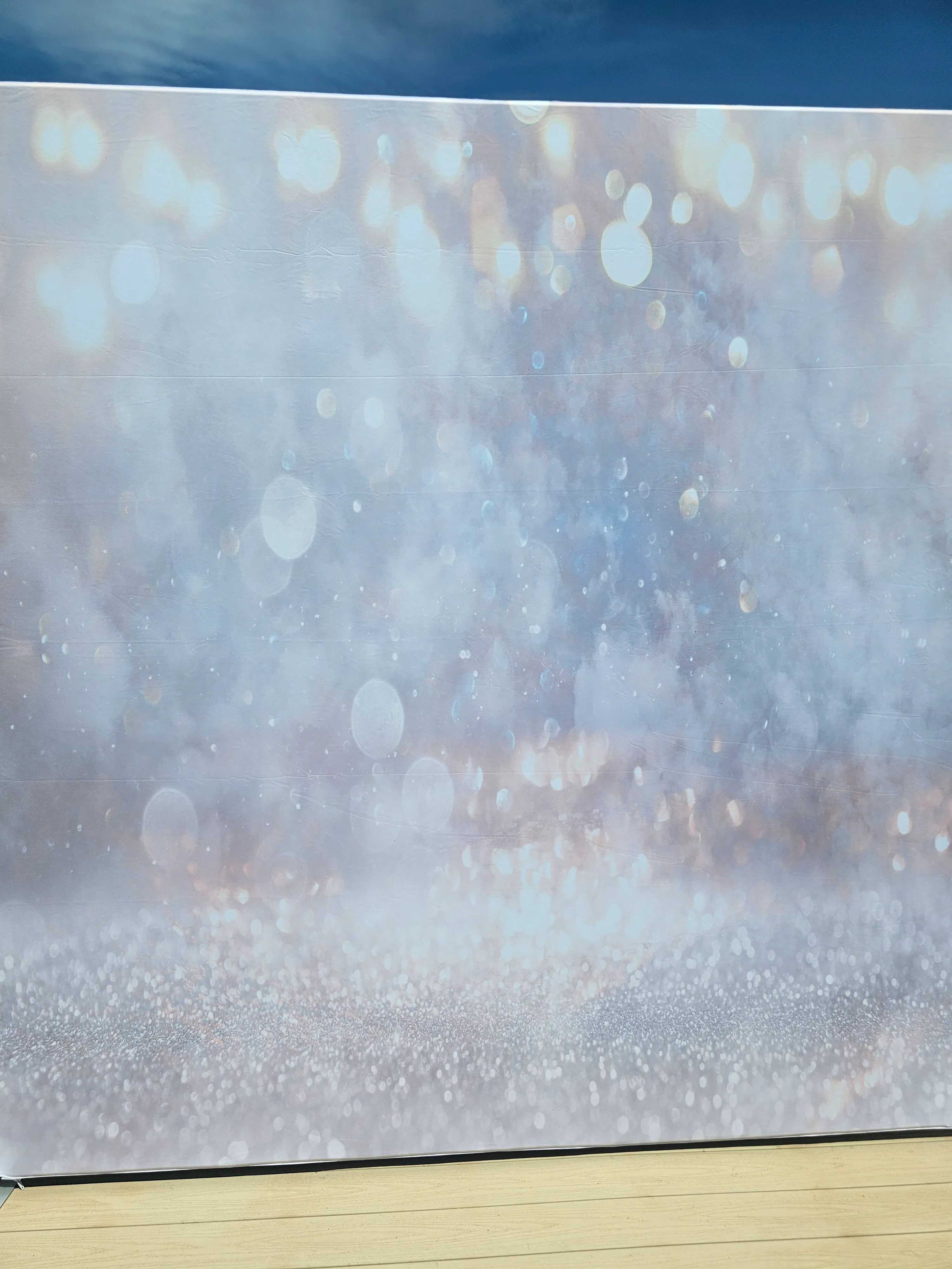 Backdrop - White Sparkle