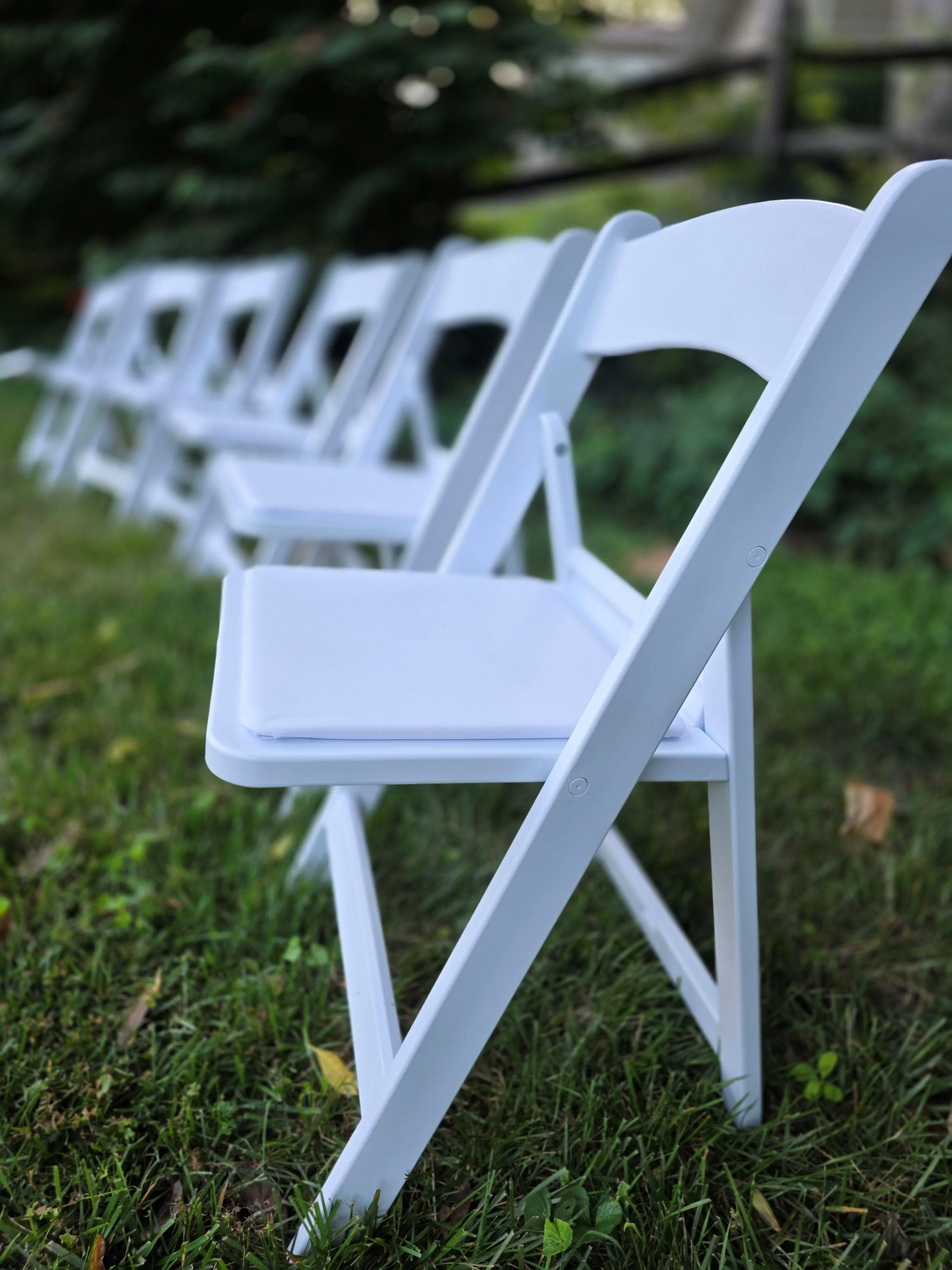 Chair Rental - White Resin Folding Chair