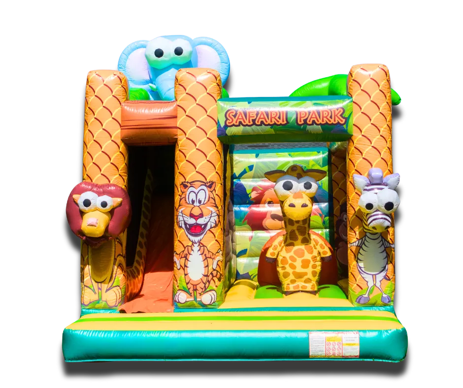 Safari Park Bouncy Castle -  4.5m x 4.5m