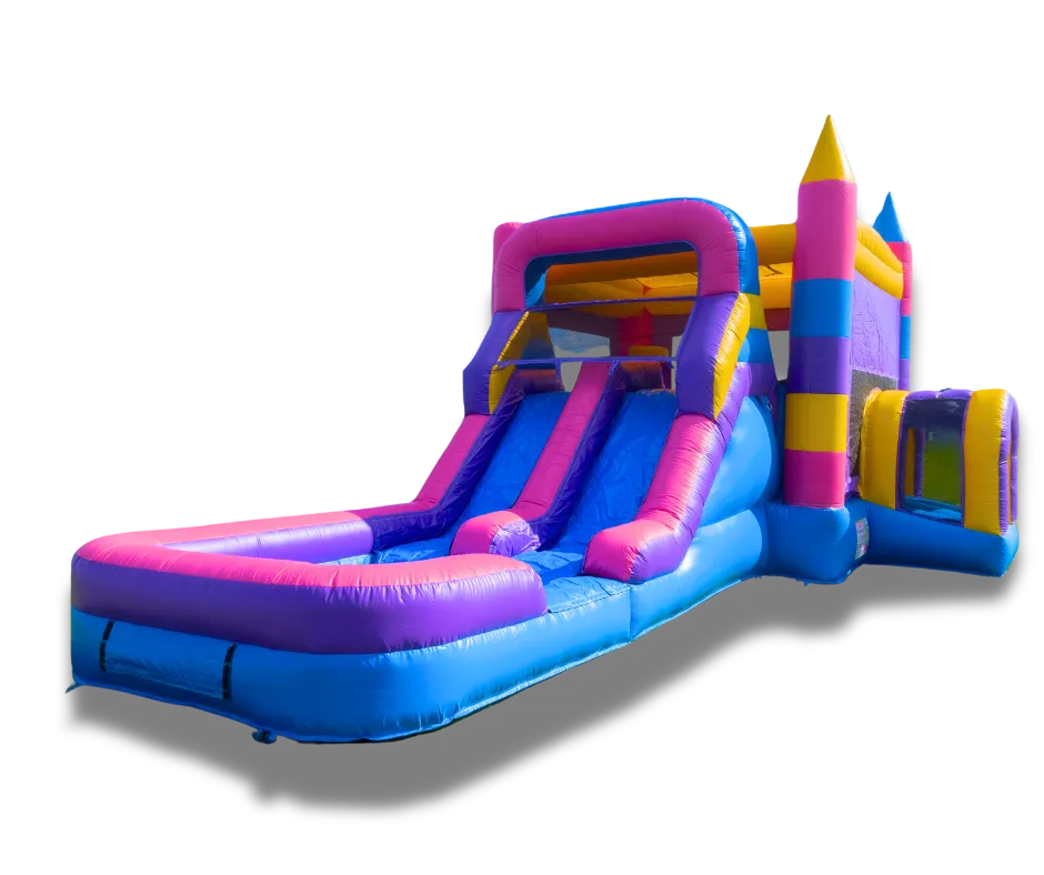  Bouncer and Dual slide Bouncy Castle  - 8.8m x 5m