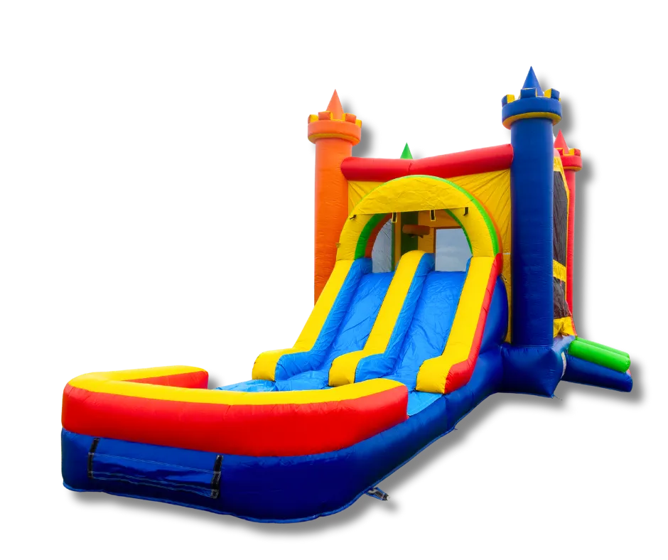 Classic 3in1 Combo Bouncy Castle - 9m x 4.5m