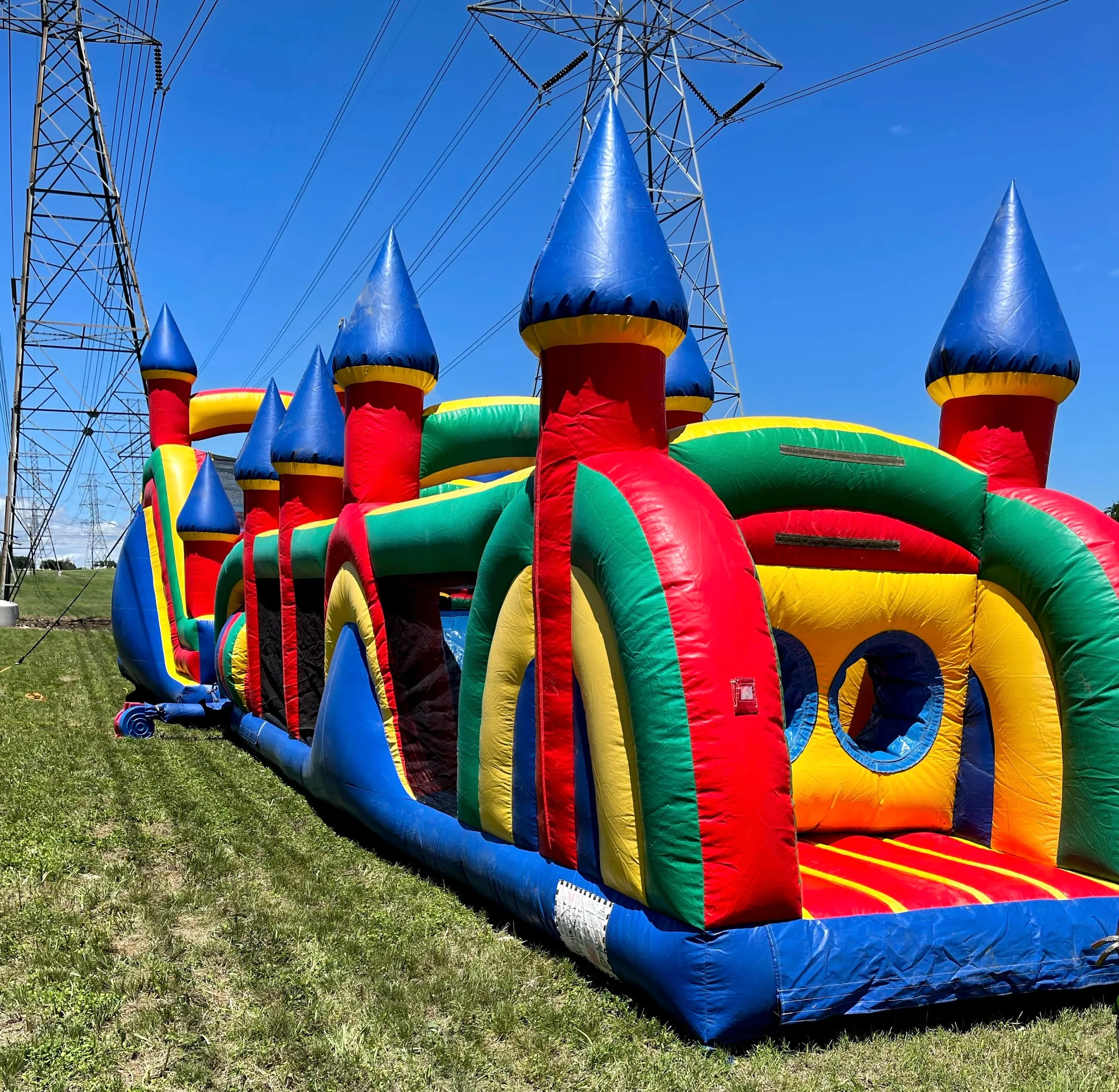 65 Foot Multicolor Obstacle 