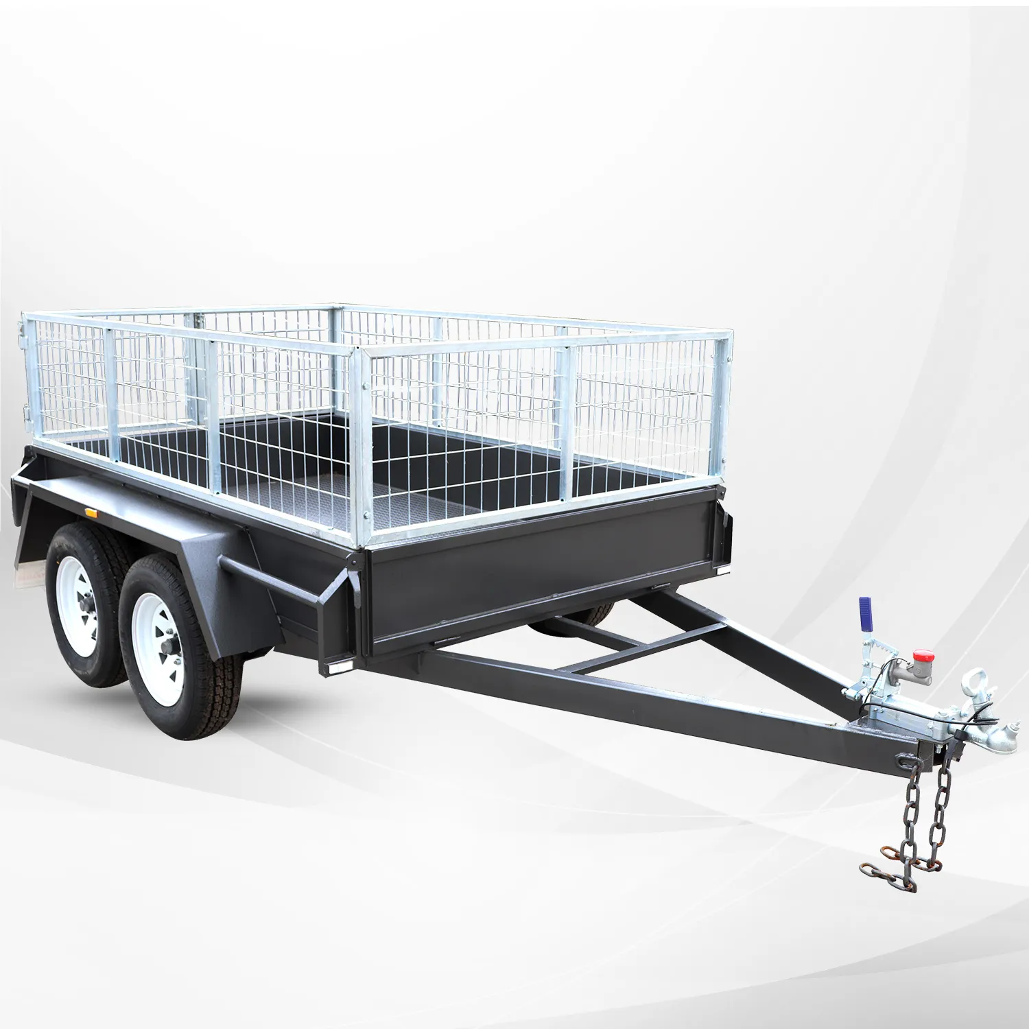 8x5 Tandem Trailer with cage