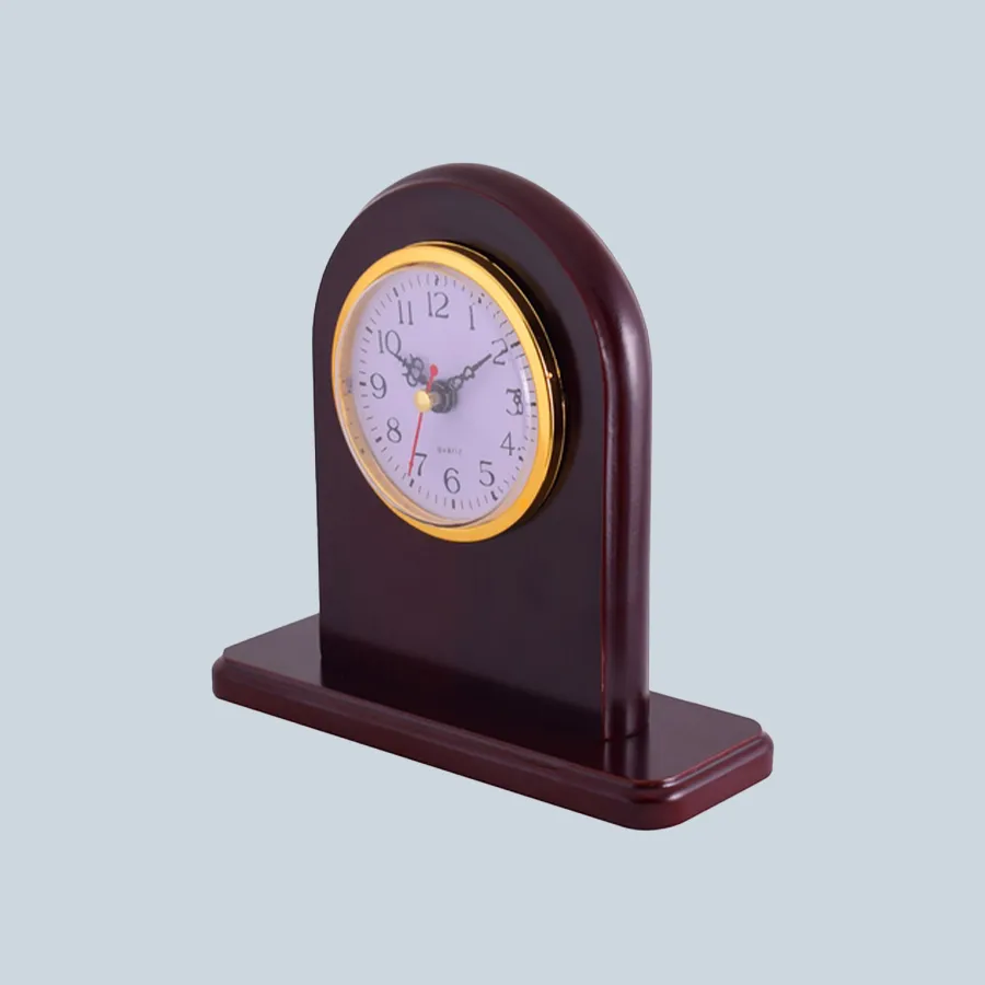 Rosewood Desk Clock 