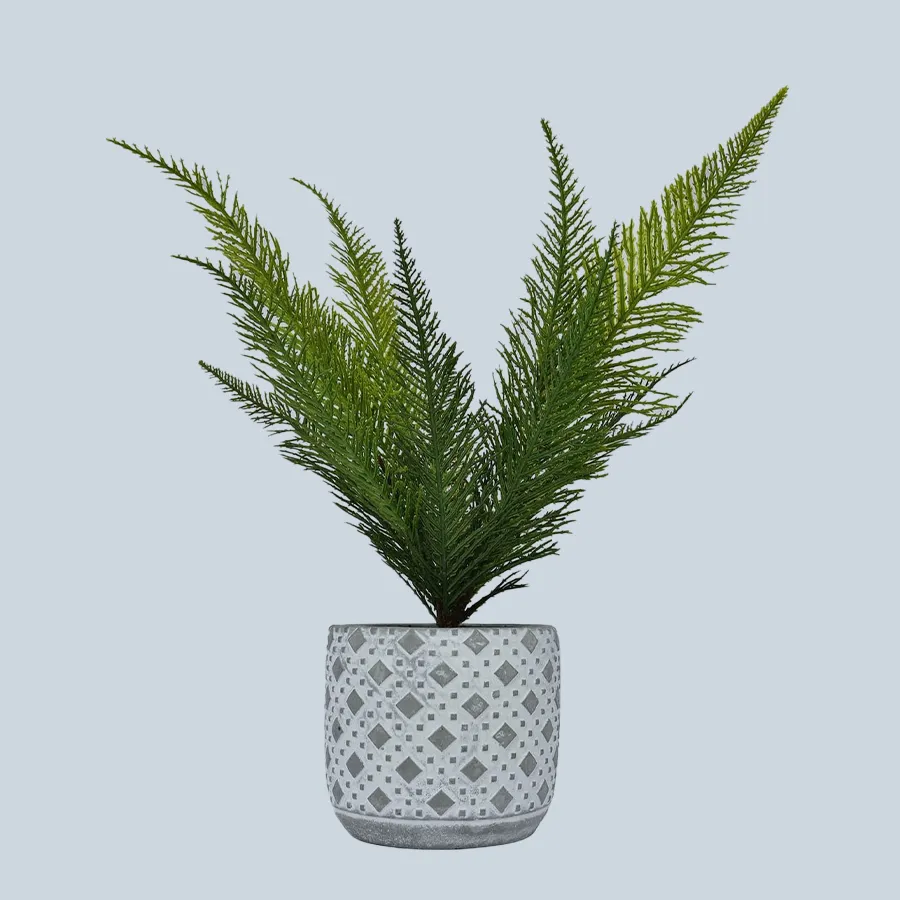  Plastic Artificial Plant With Pot