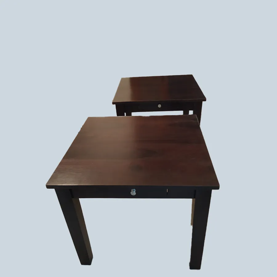 Wood Brown Side Table 