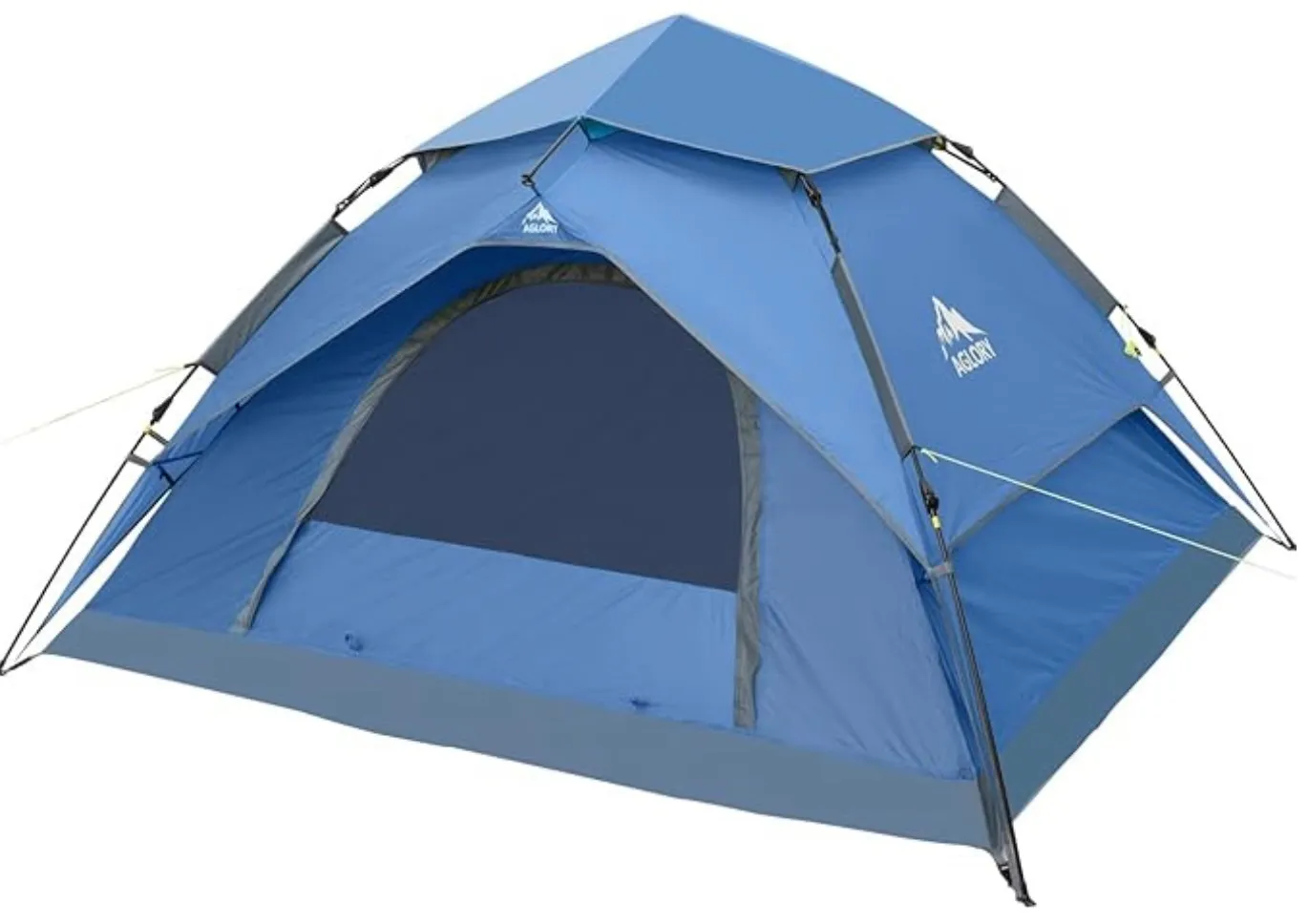 Blue 4 Person Camping Tent