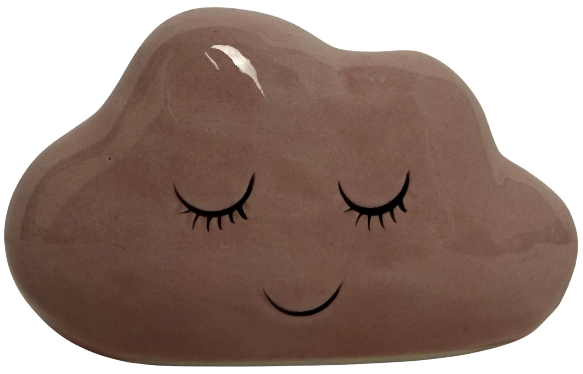 Pink Ceramic Sleepy Cloud