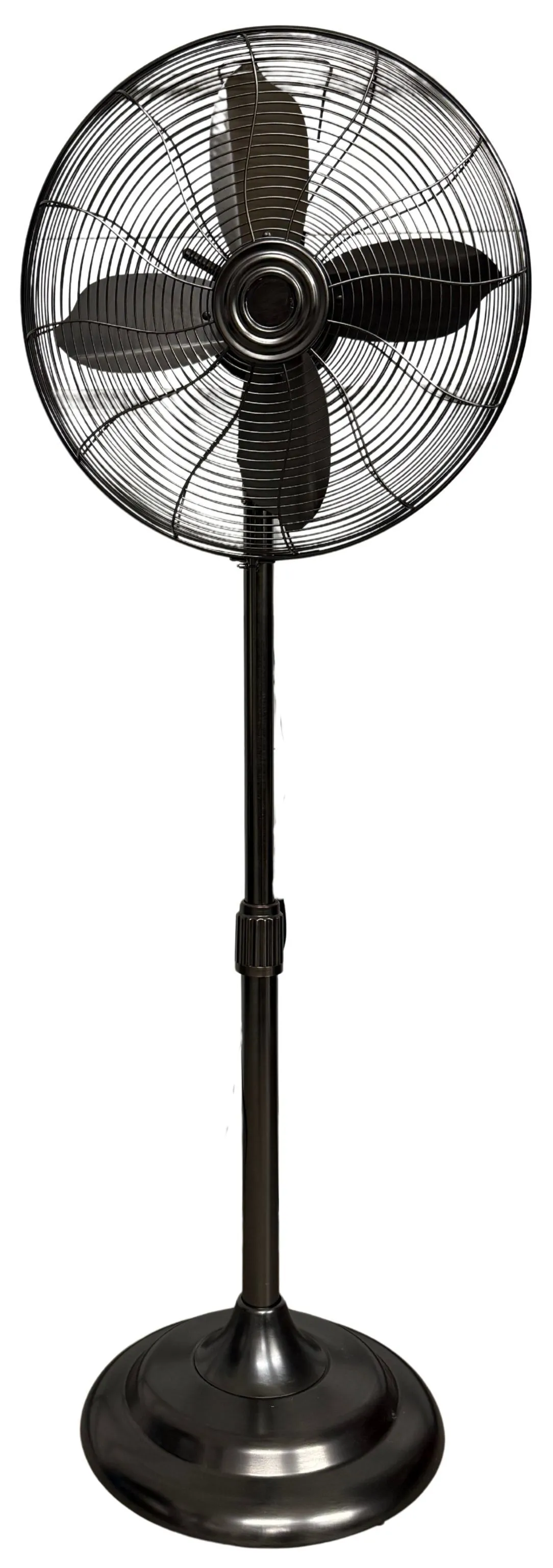 Brushed Metal Floor Standing Fan