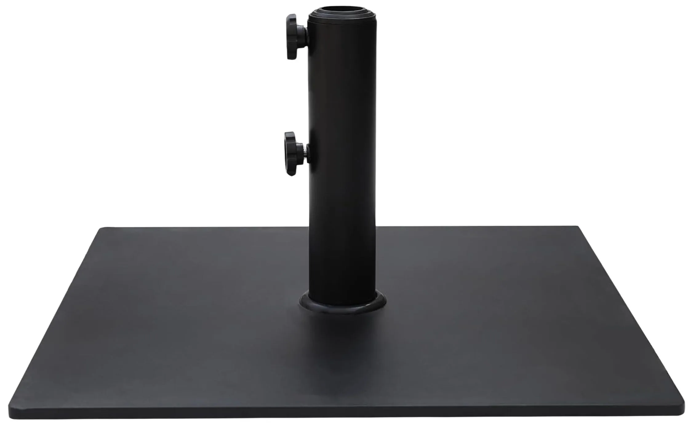 Black Metal Patio Umbrella Stand