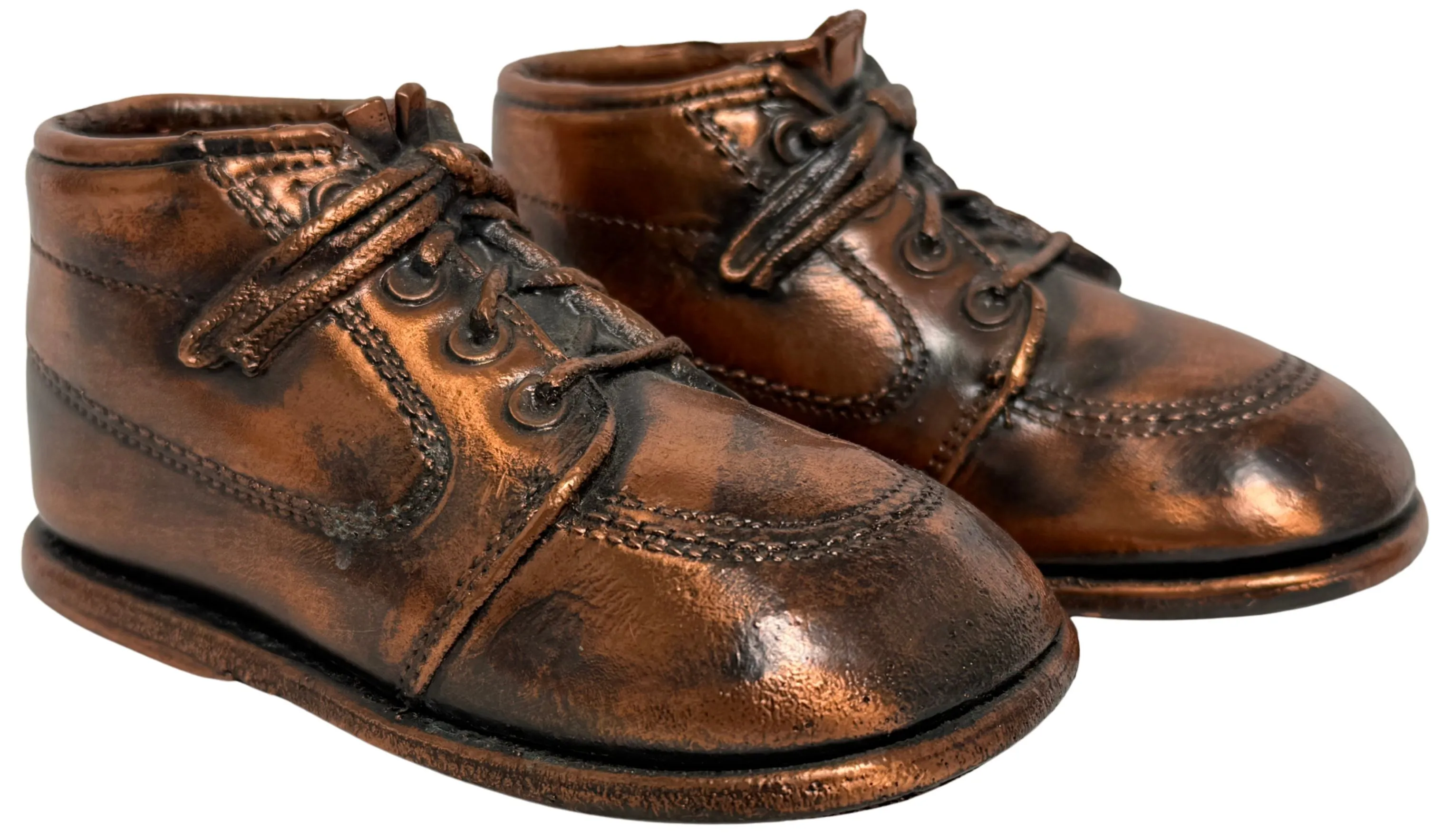 Bronze Plated Baby Shoes
