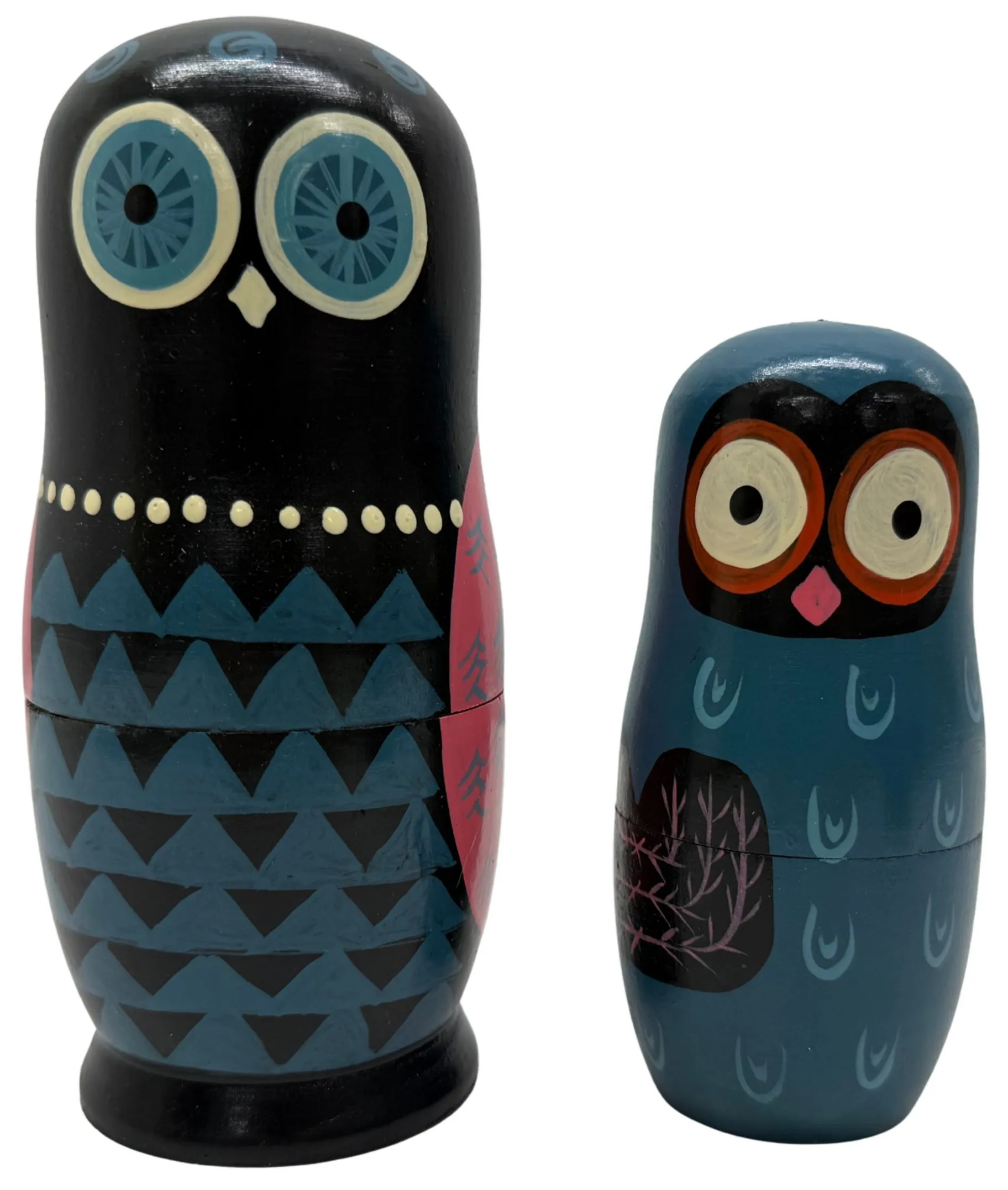 Wood Owl Nesting Dolls