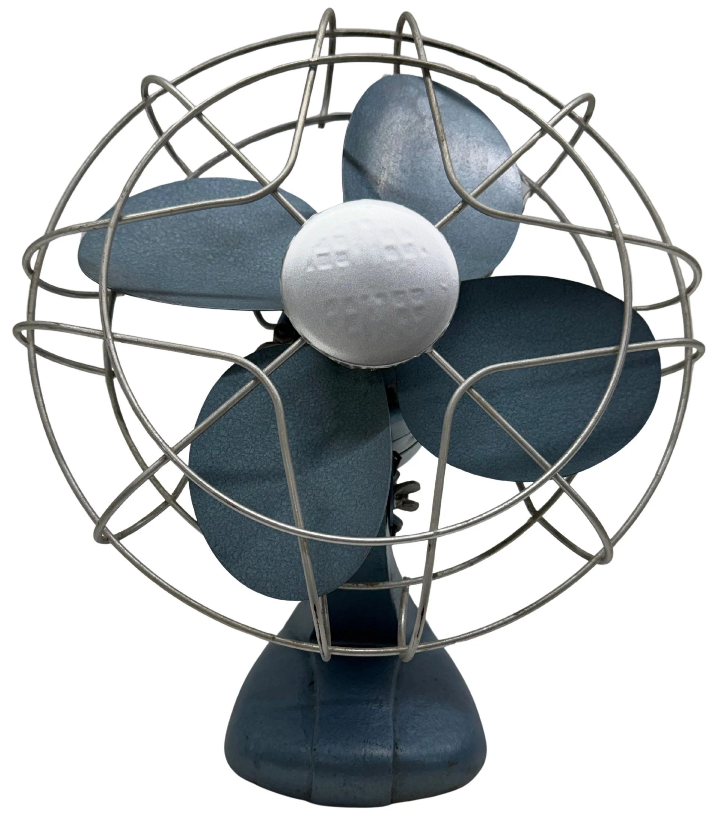 Vintage Blue Electric Fan