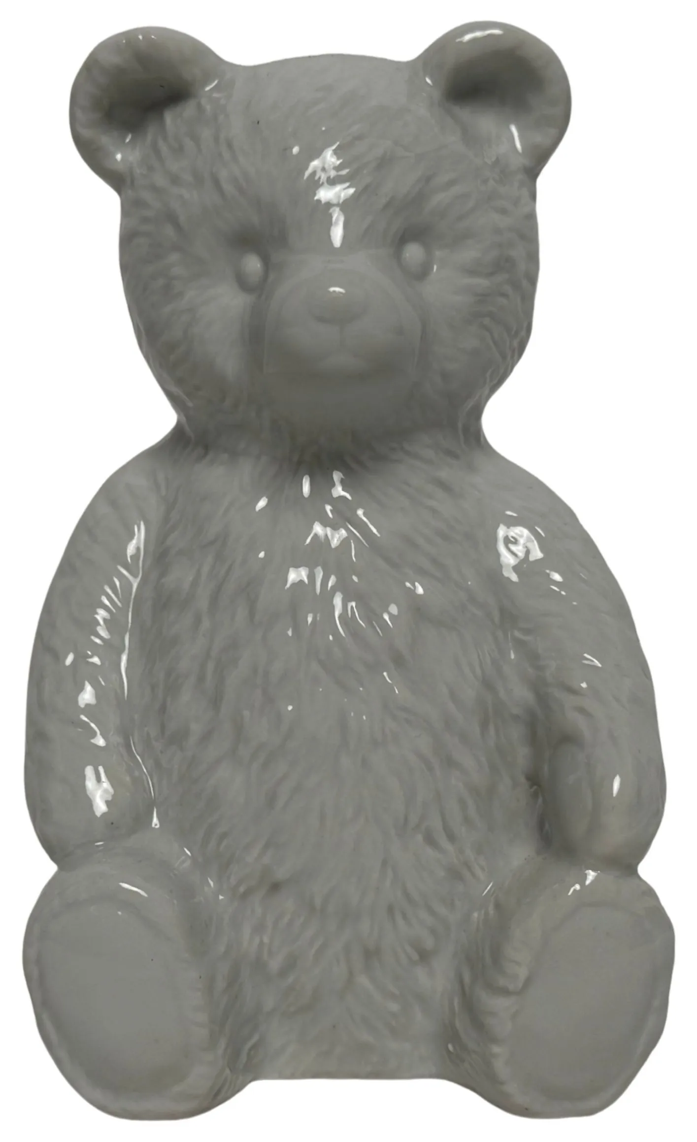 White Ceramic Bear Bank