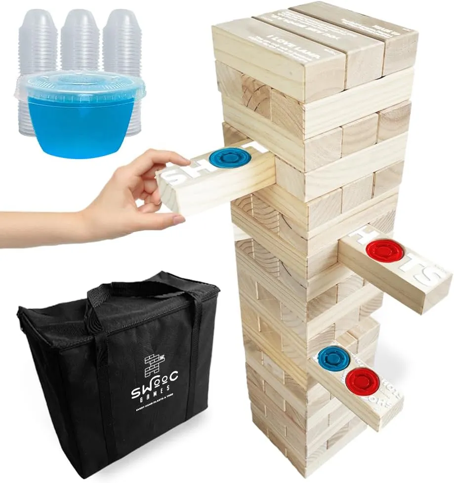 Adult Tipsy Topple Game "Jenga"