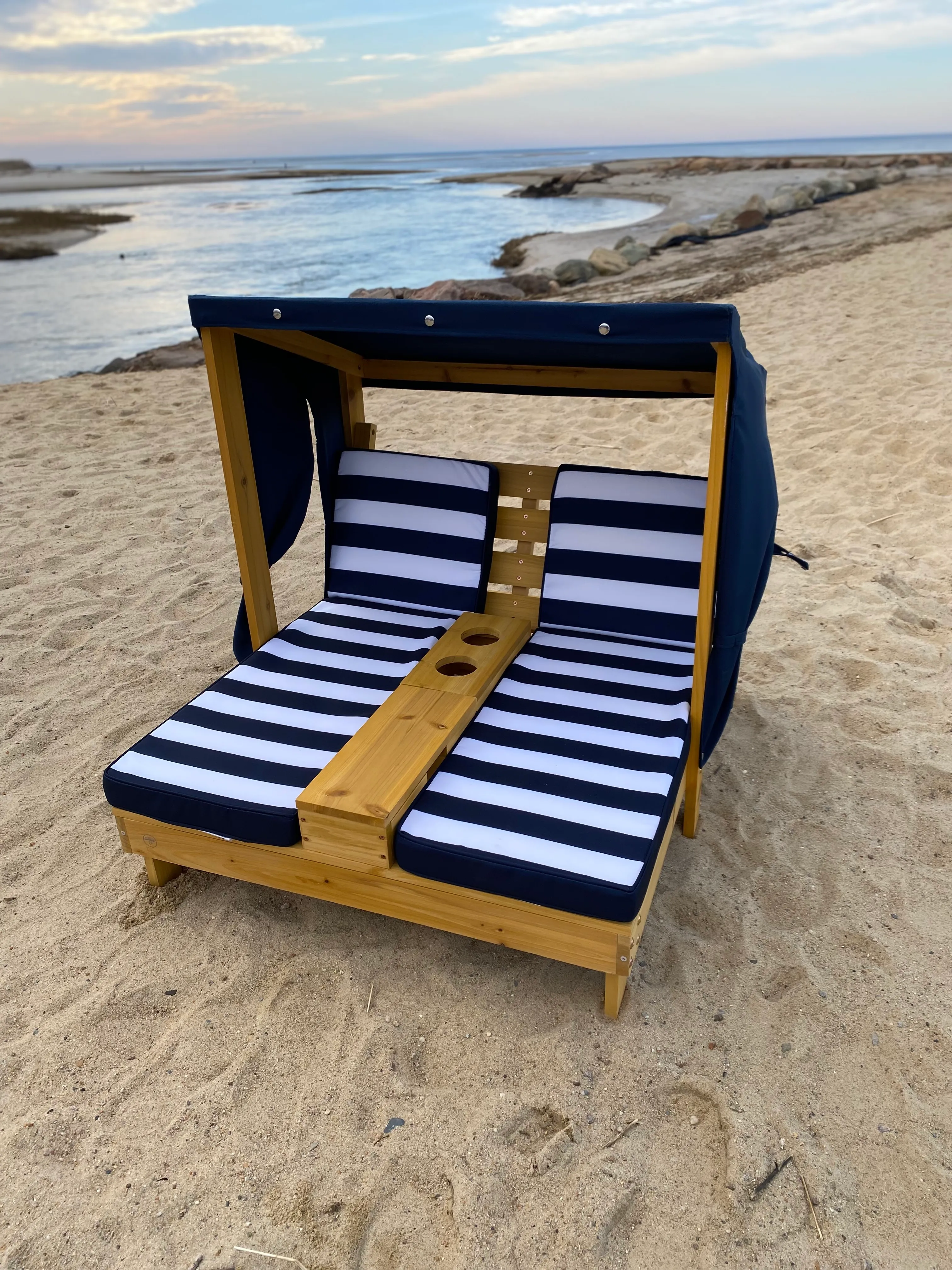 Child Double Lounge Chair with Shade (ages 1-8)