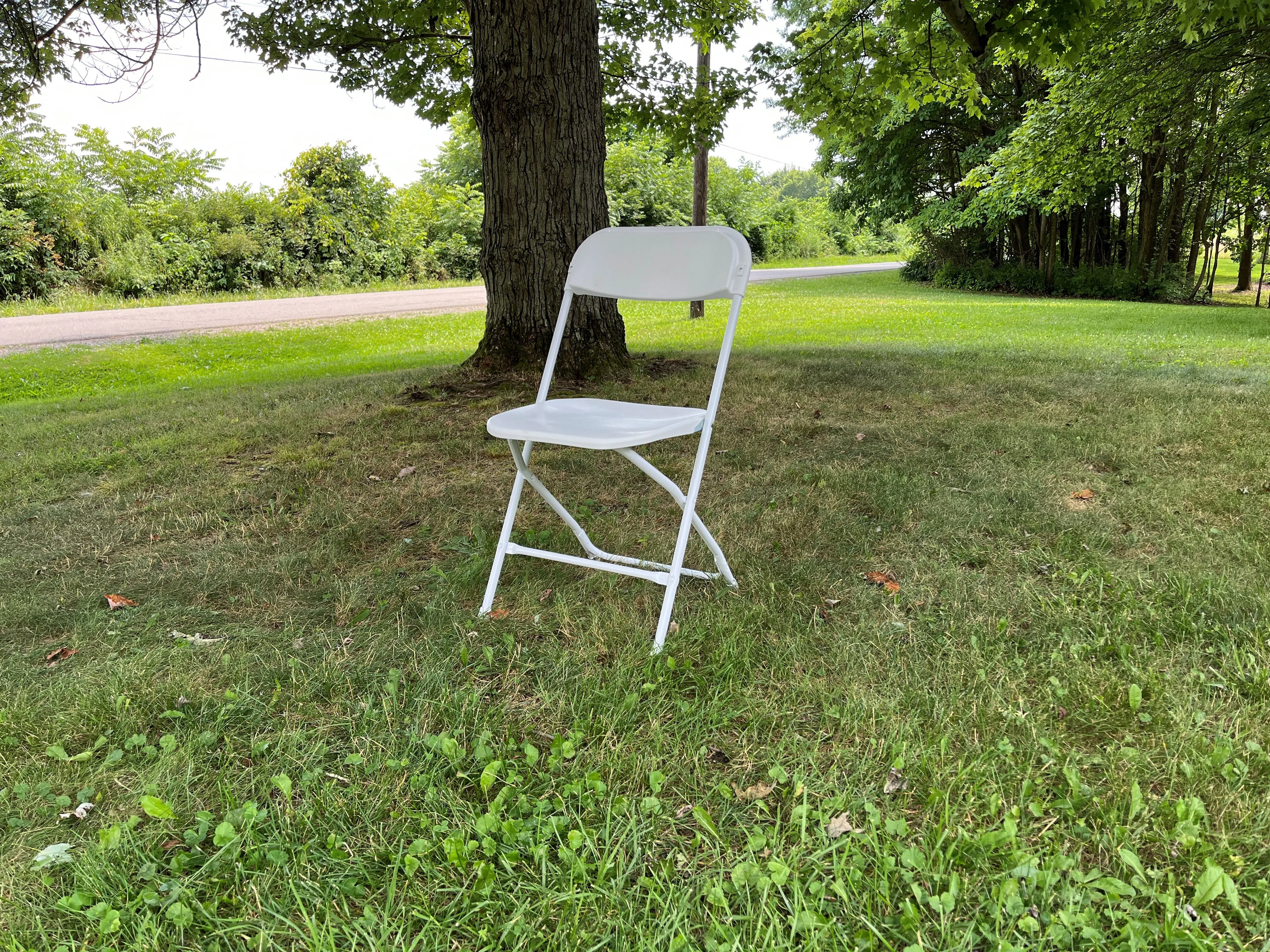White Folding Chair