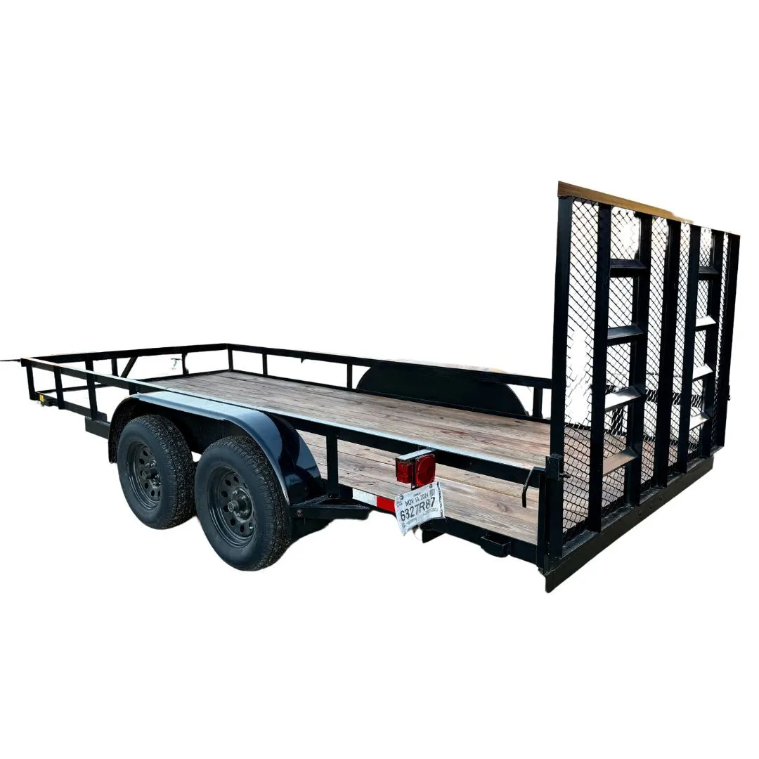 16x6 Utility Trailer W Ramp Gate