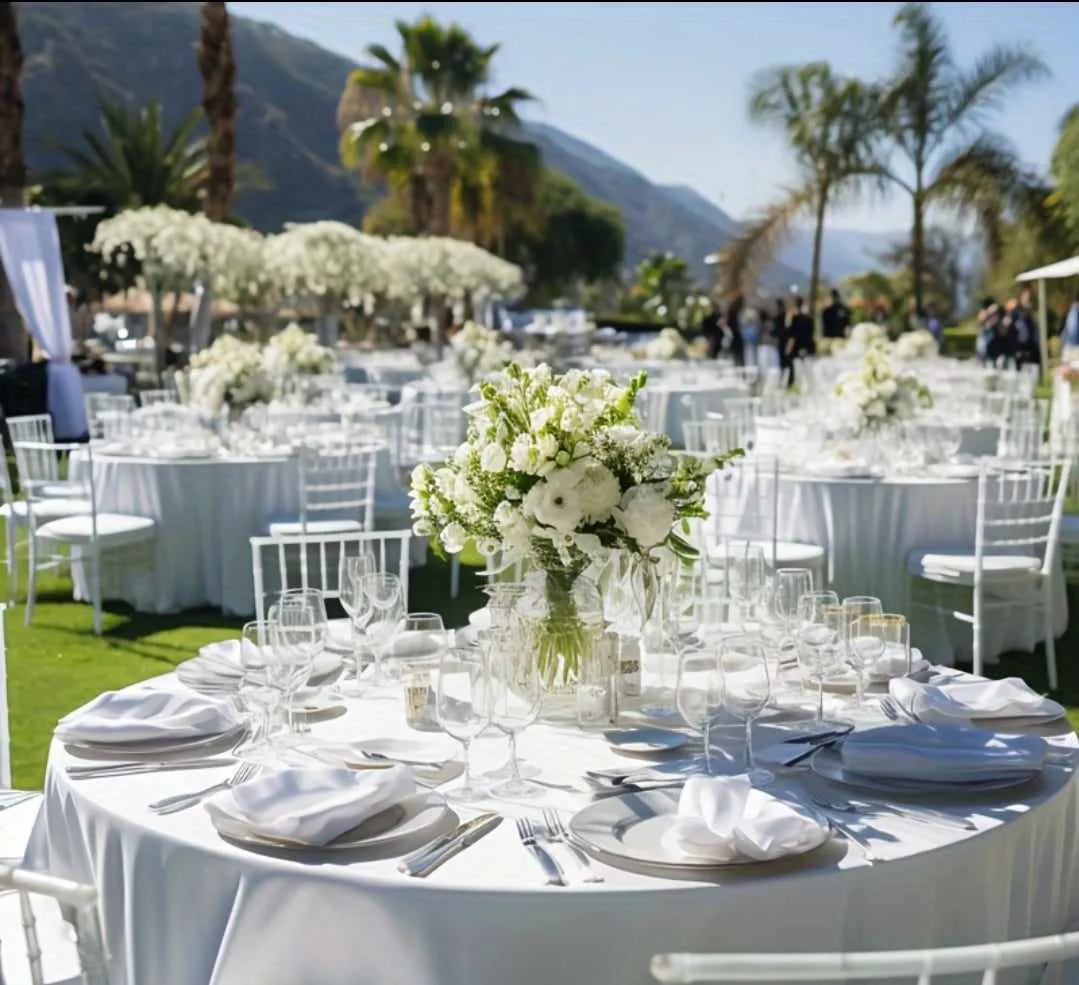 5-Foot Round Table Rentals | 60" Guest Tables | Frosty Peaks