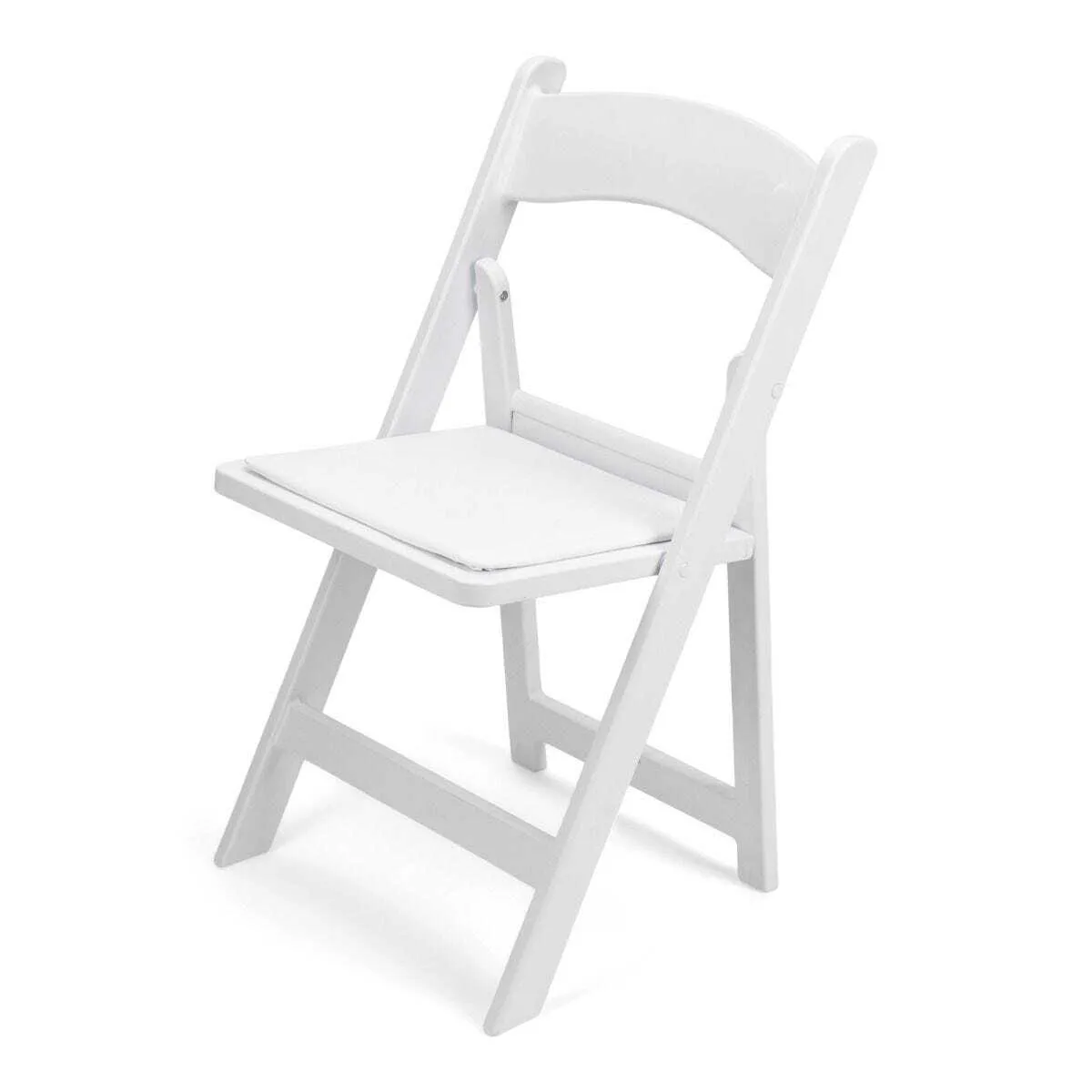 Chair Resin Padded White
