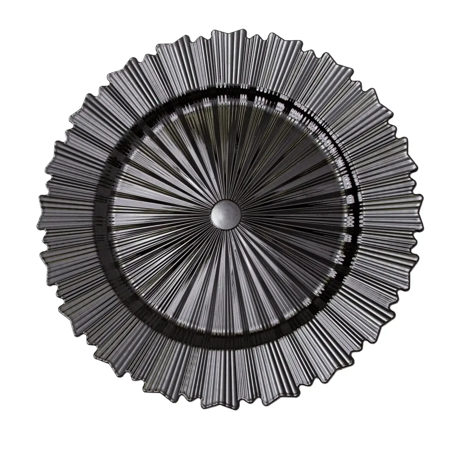 Modern Plastic Charger Plate 13" - Black