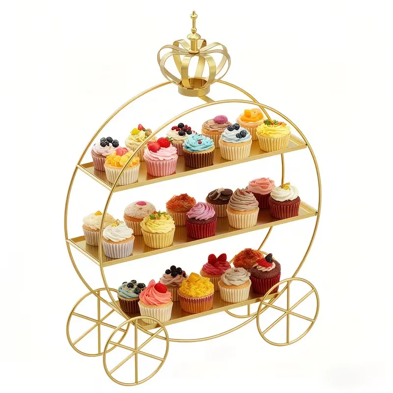Golden Crown Treat Stand